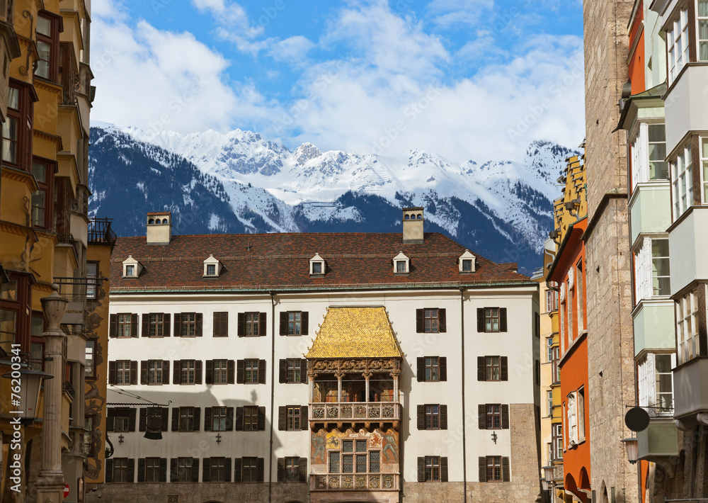 Obraz premium Famous golden roof - Innsbruck Austria