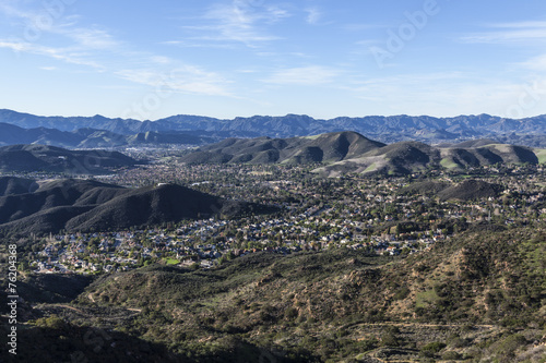 Thousand Oaks California Mountain Top View