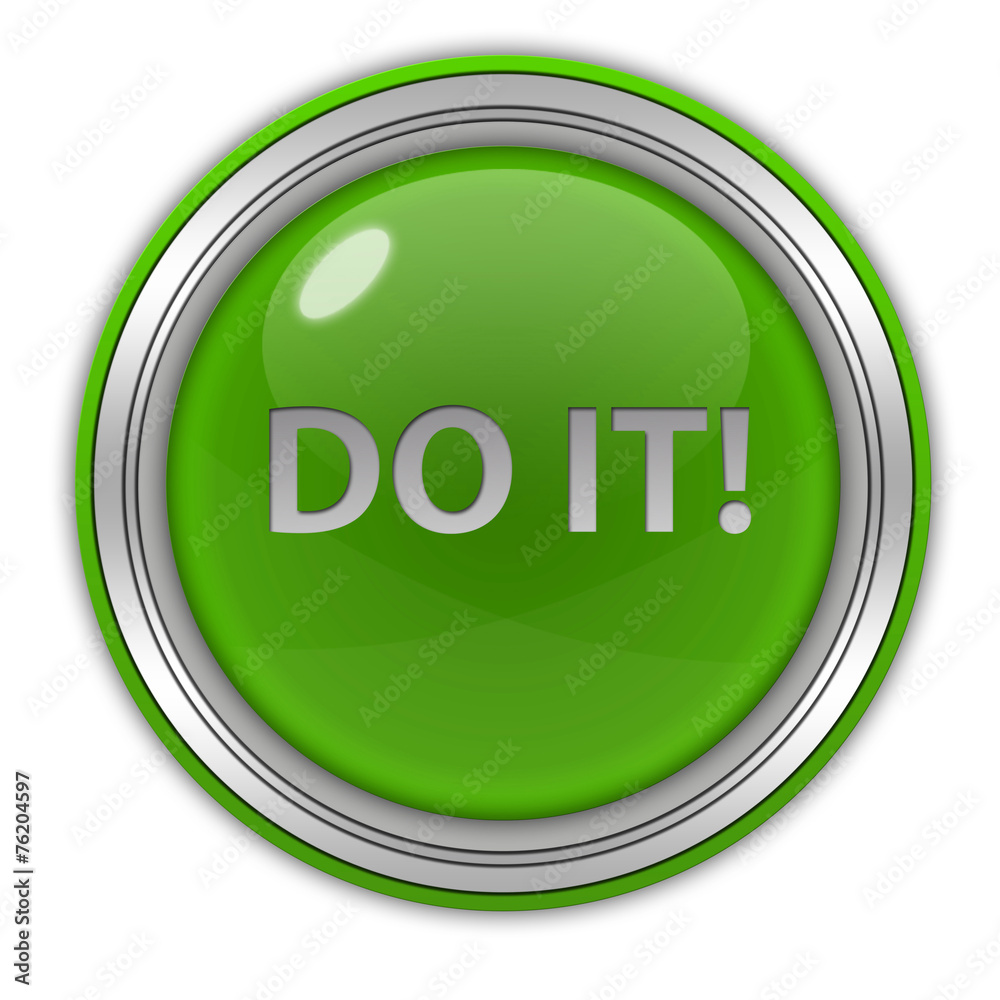 Do it circular icon on white background Do it circular icon on white background