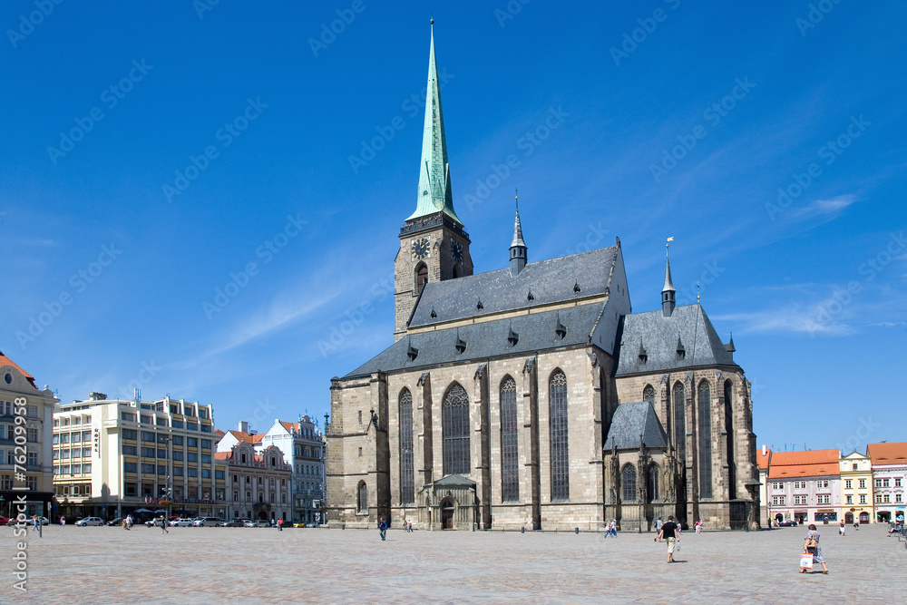 Cathedral of St. Bartholomew, Plzen, Czech republic