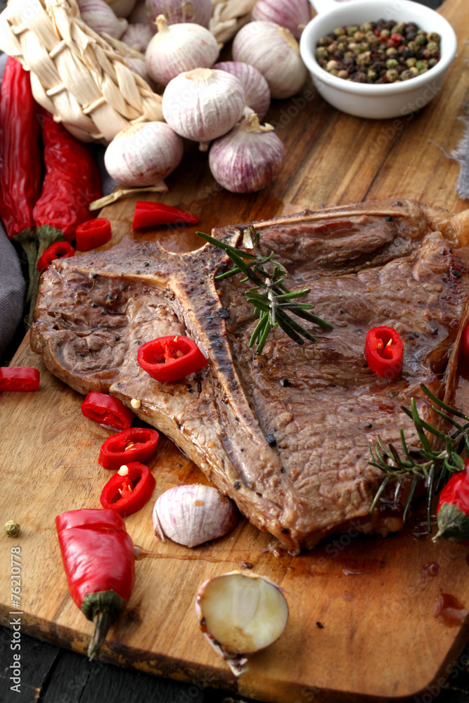 T-bone steak 