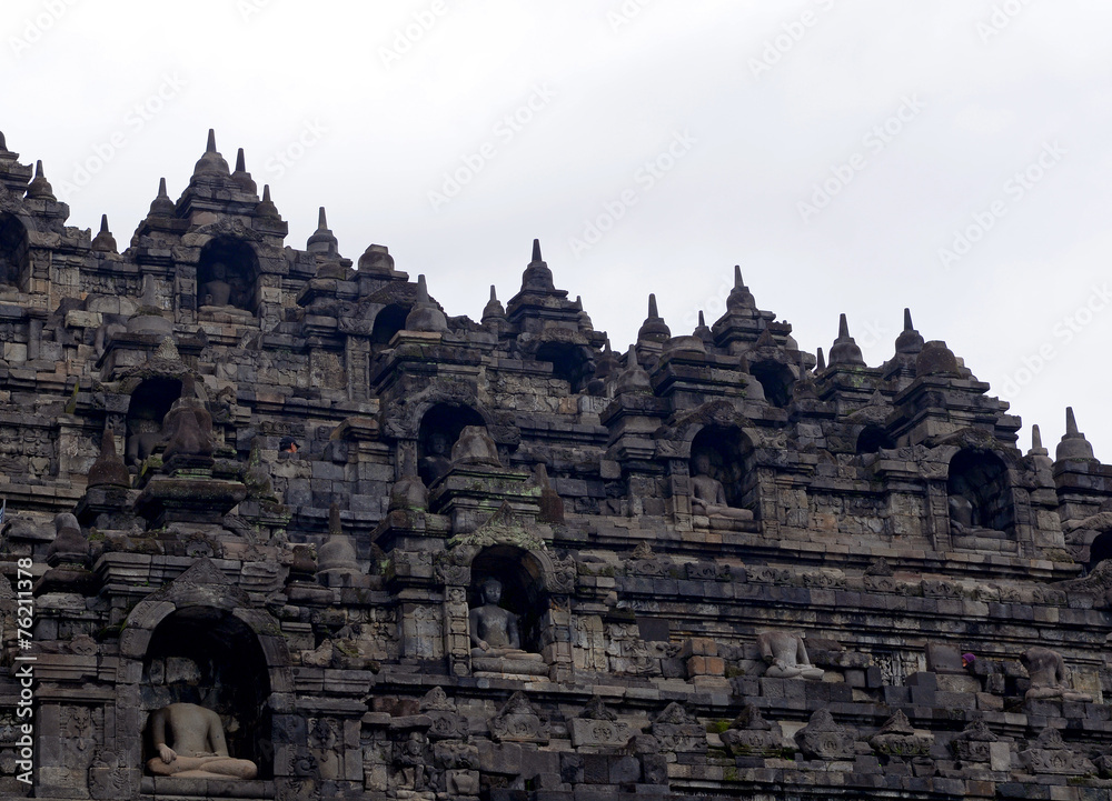 Borobudur temple in Yogyakarta, Indonesia