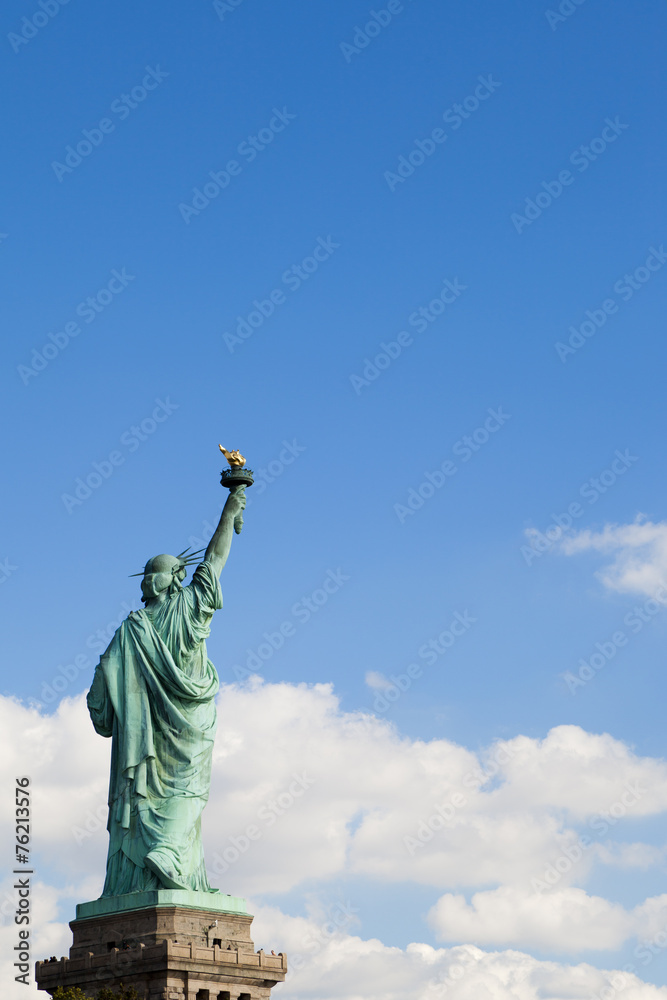 Fototapeta premium 自由の女神の後ろ姿