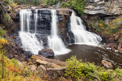 Blackwater waterfall cascade  West Virginia