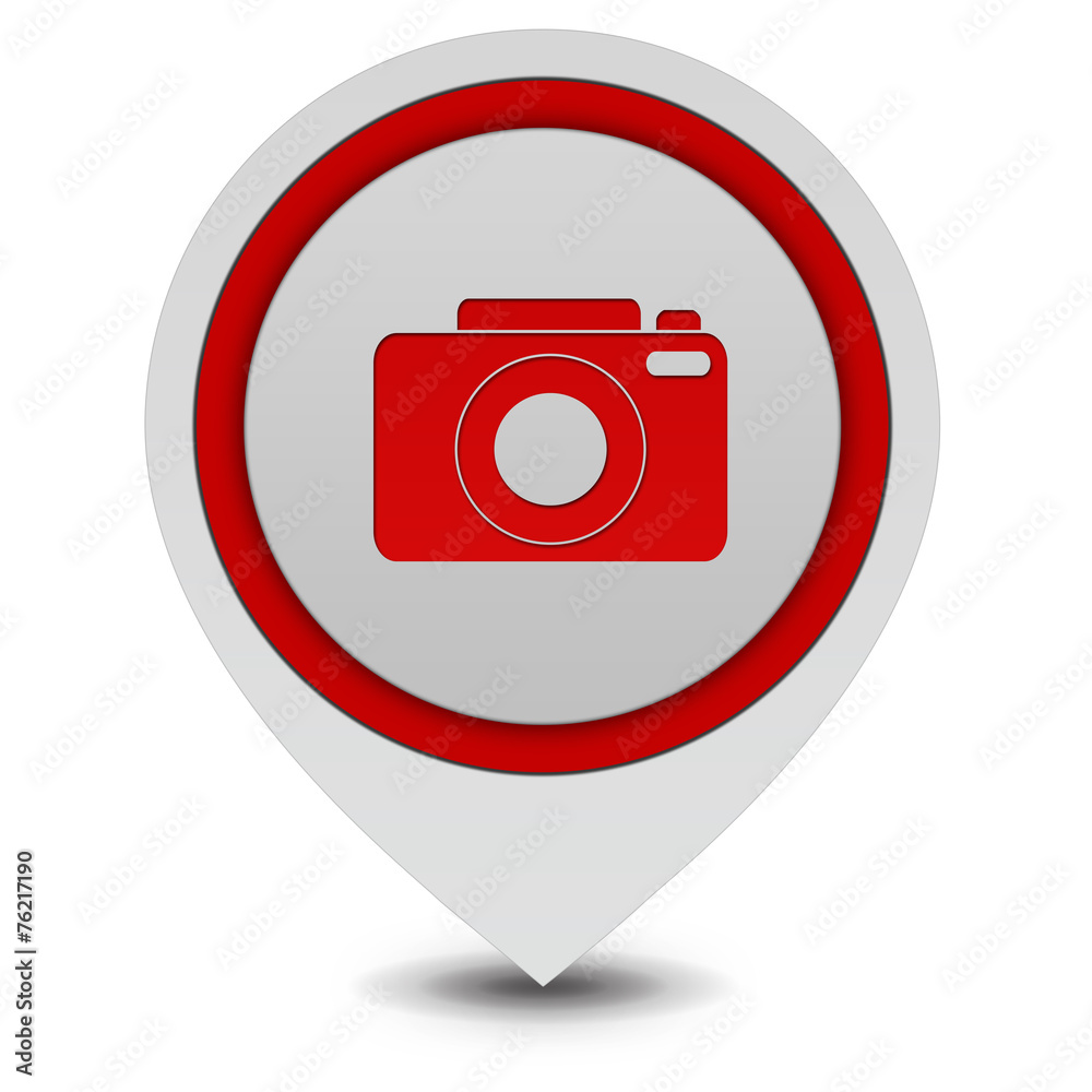 photo pointer icon on white background photo pointer icon on white background