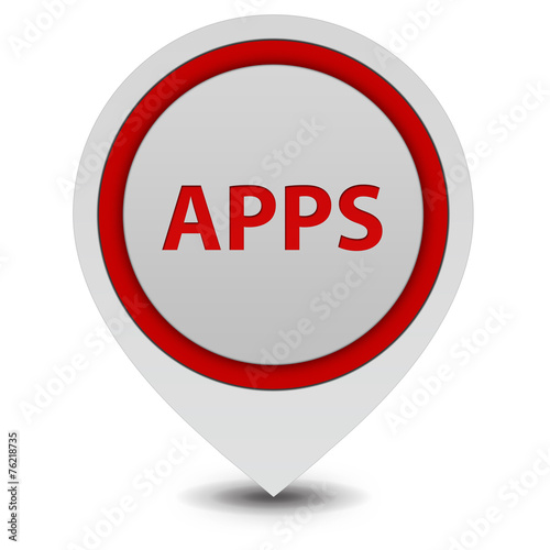 Free Download Apps pointer icon on white background - GFXLoad