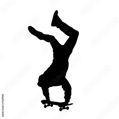 Handstand auf Skateboard