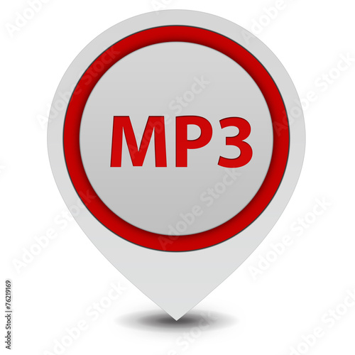 Free Download MP3 pointer icon on white background - GFXLoad