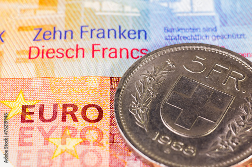Schweizer Franken und Euro