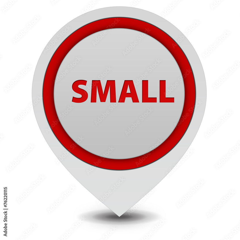 Small pointer icon on white background Small pointer icon on white background