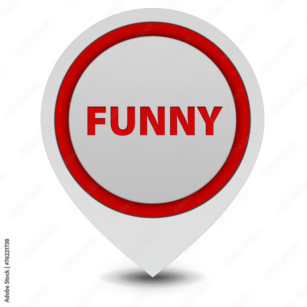 Funny pointer icon on white background Funny pointer icon on white background