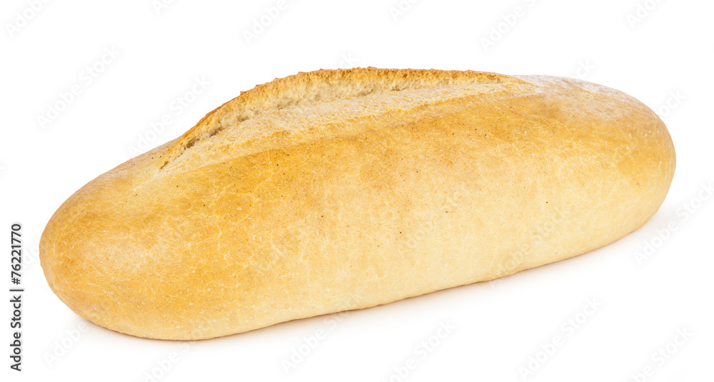 Crunchy crust bread isolated on white background. Crunchy crust bread isolated on white background.