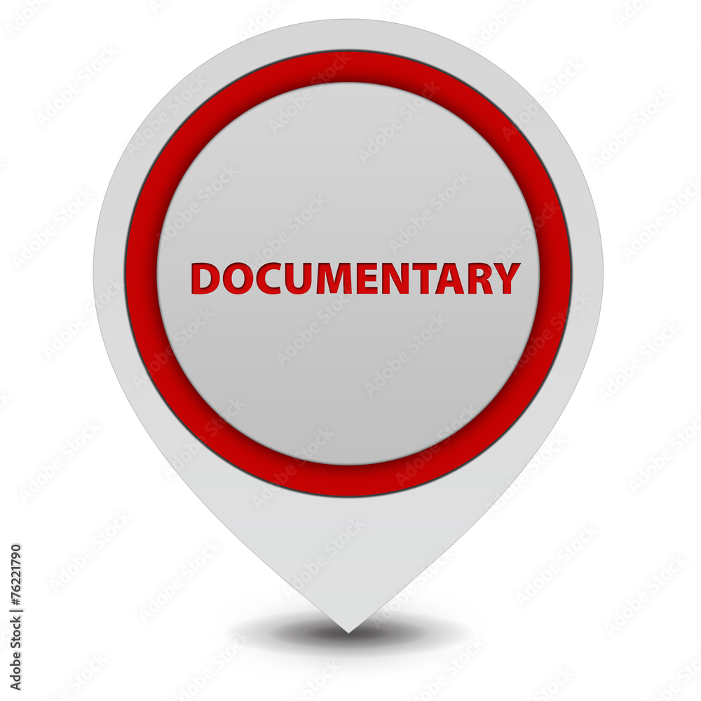 Documentary pointer icon on white background Documentary pointer icon on white background