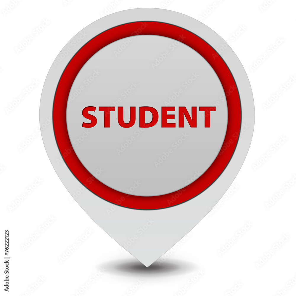 studnet pointer icon on white background studnet pointer icon on white background