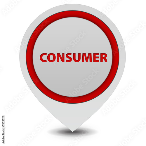 Free Download Consumer pointer icon on white background - GFXLoad