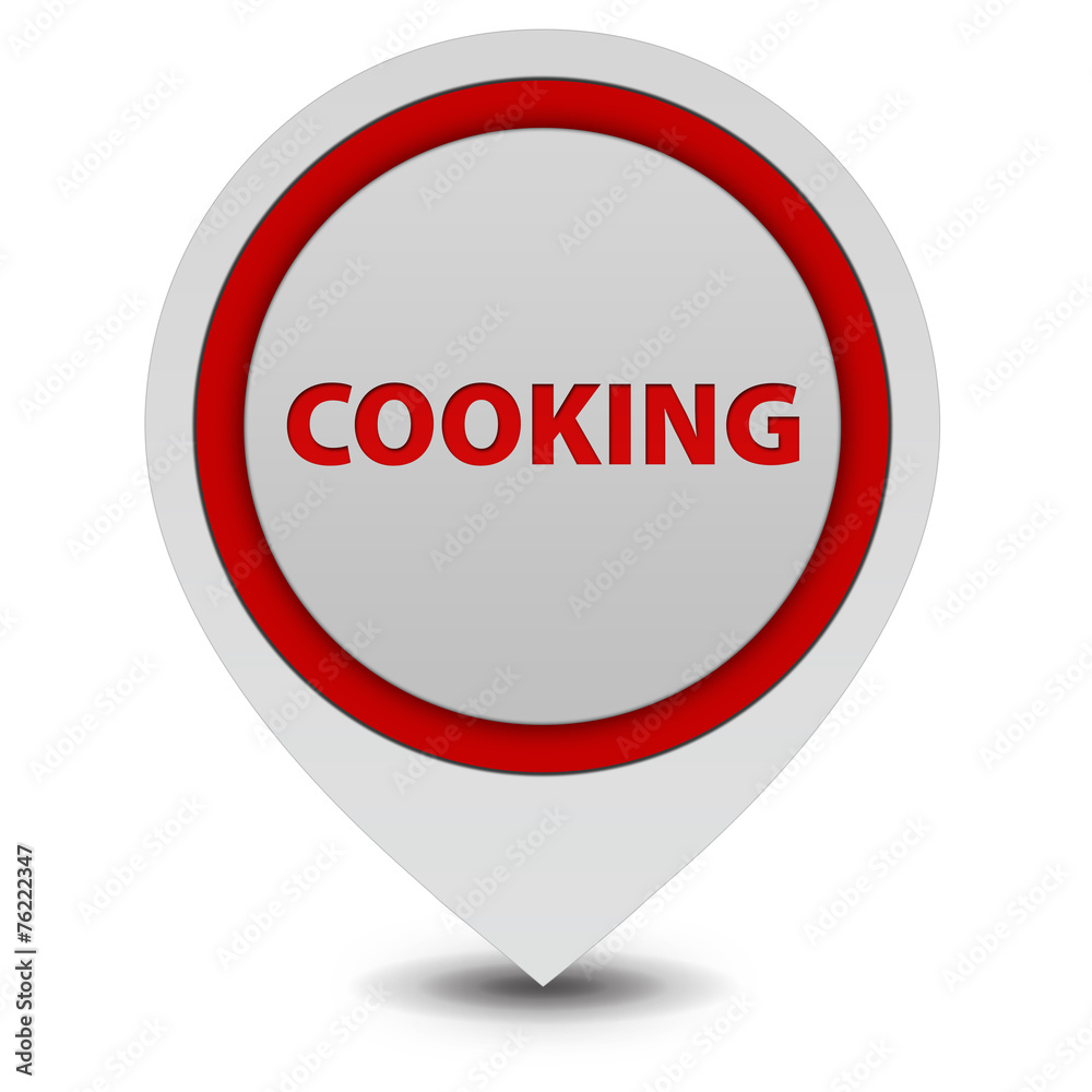 Cooking pointer icon on white background Cooking pointer icon on white background