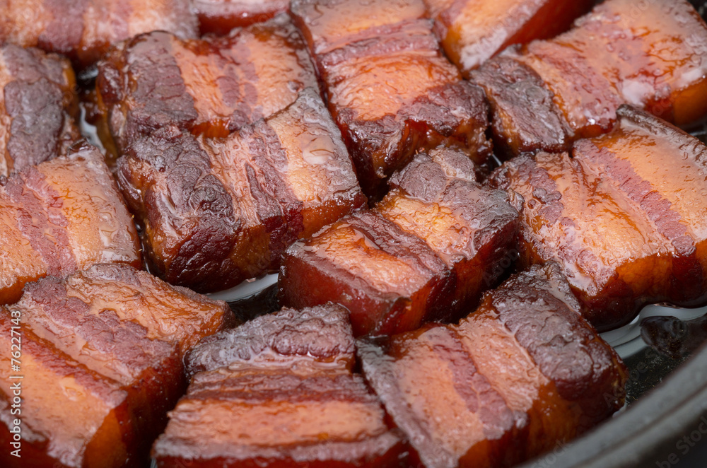 Vietnamese caramelized pork belly in clay pot Vietnamese caramelized pork belly in clay pot