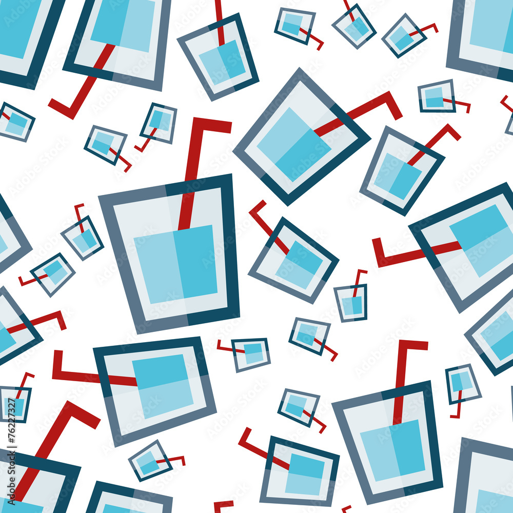 glass of water seamless pattern glass of water seamless pattern
