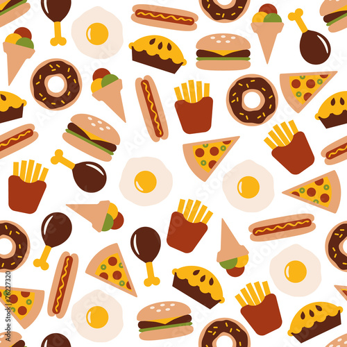 food seamless pattern