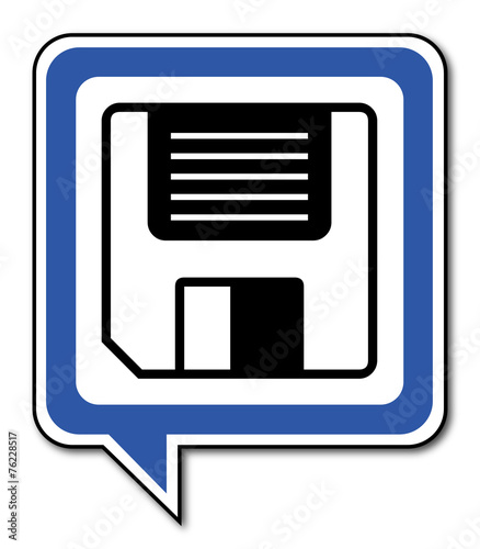 Logo disquette.