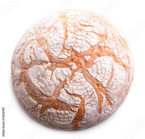Fototapeta Naklejka Na Ścianę i Meble -  White bread isolated on white
