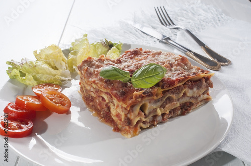 lasagna Italian meal