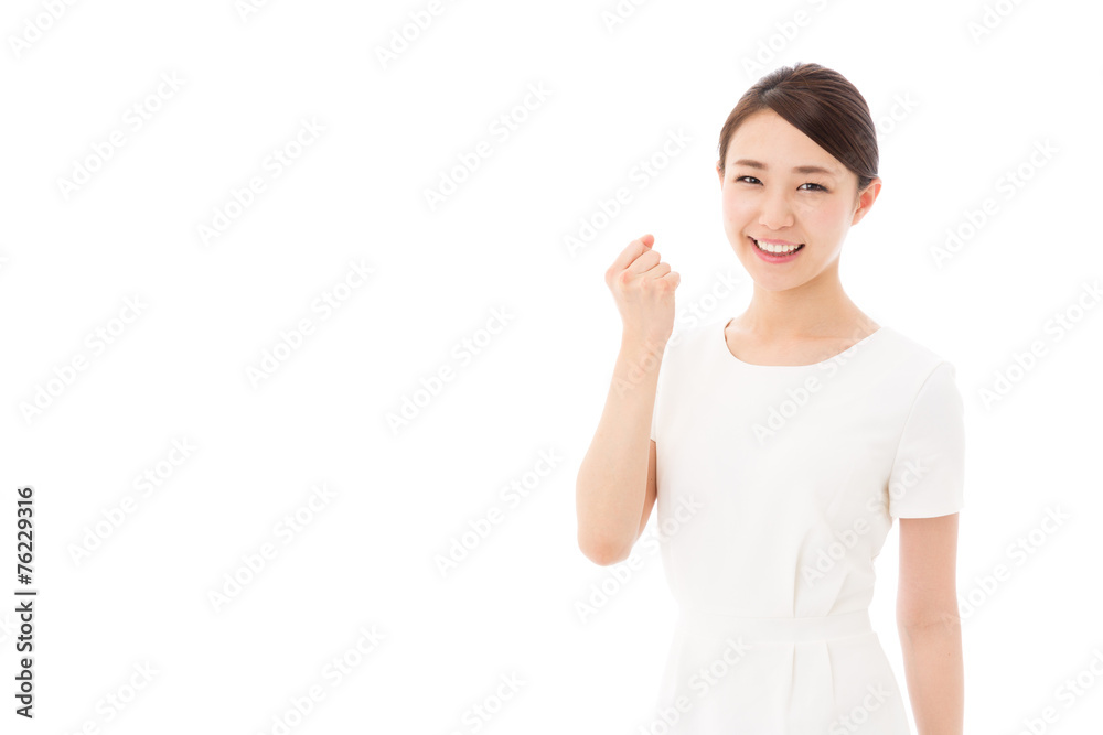 asian businesswoman on white background asian businesswoman on white background