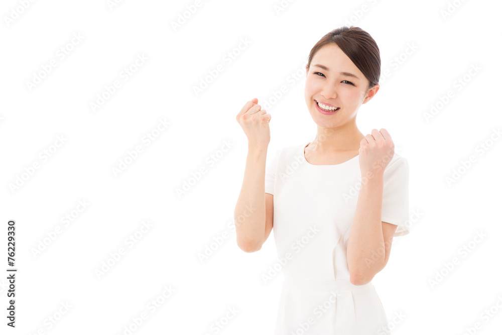 asian businesswoman on white background asian businesswoman on white background