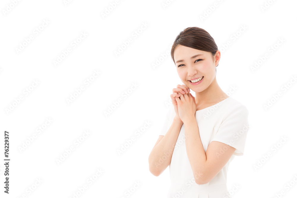 asian businesswoman on white background asian businesswoman on white background