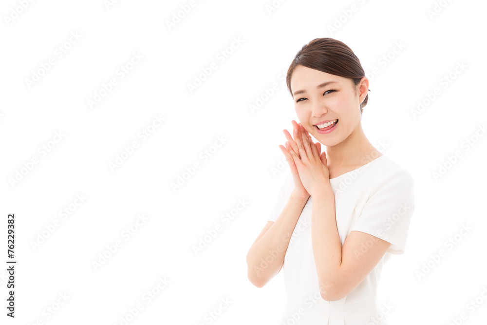 asian businesswoman on white background asian businesswoman on white background