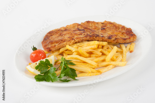 Wiener Schnitzel with french fries