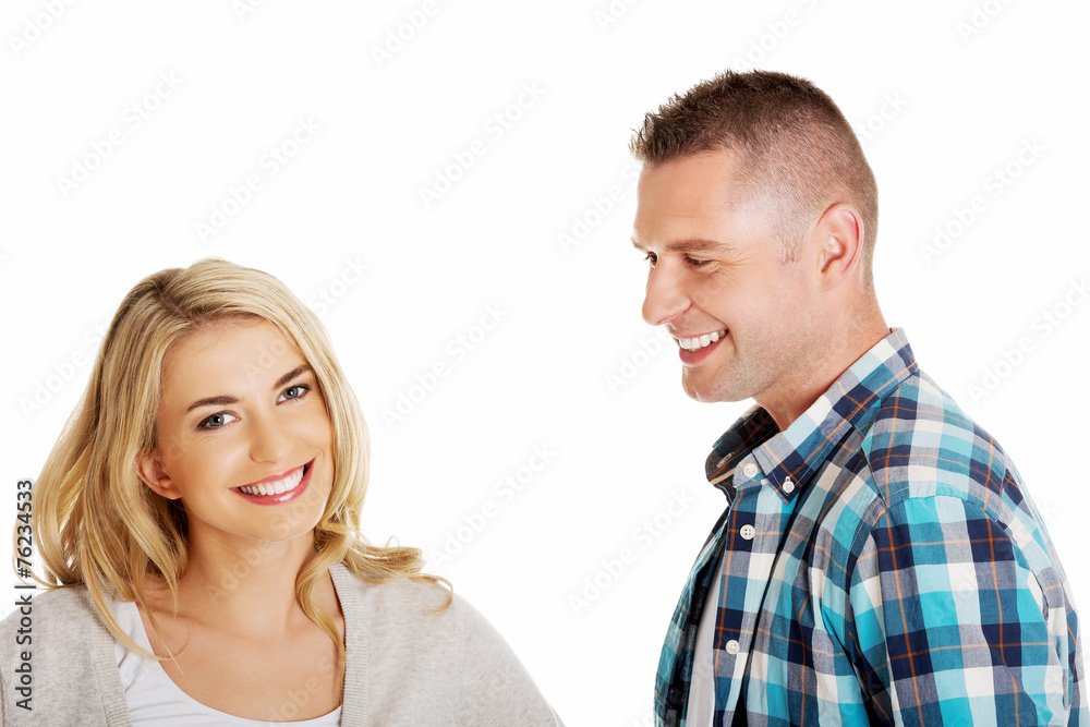 Portrait of happy couple Portrait of happy couple
