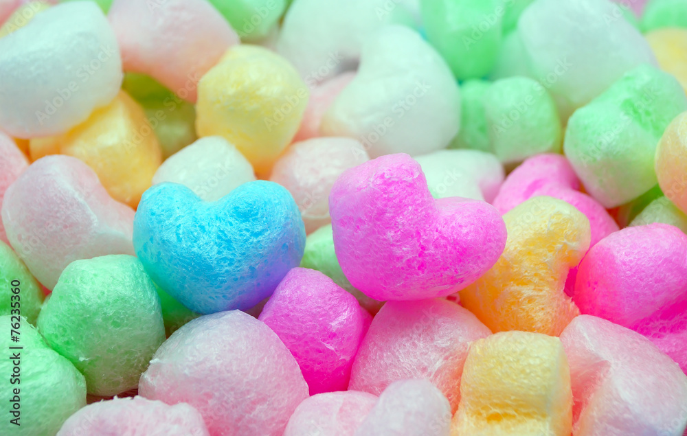 rainbow decoration heart ball