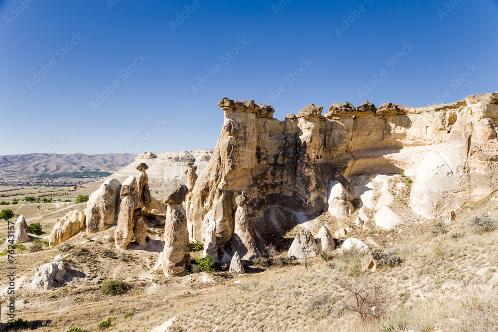 Cavusin, Cappadocia. Part of the cave city