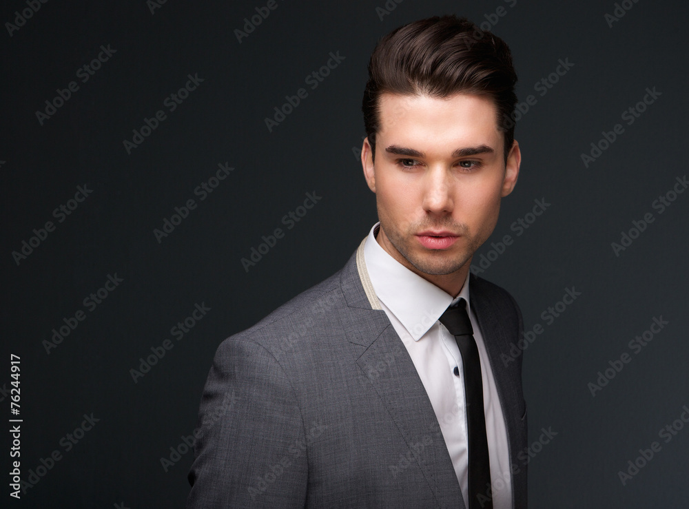 Handsome young man in business suit Handsome young man in business suit