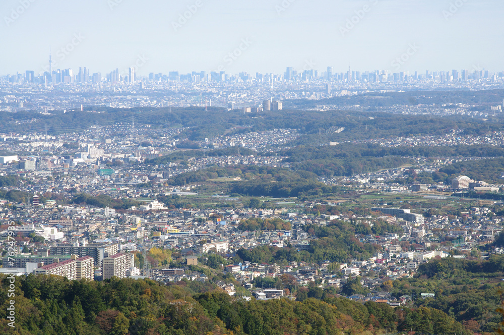 高尾山からの眺望
