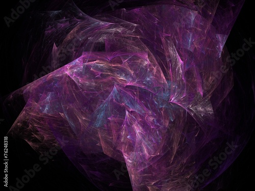 Violet cubic abstract fractal effect light background