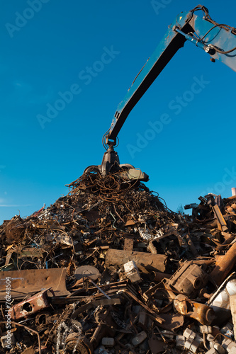 metal recycling junkyard