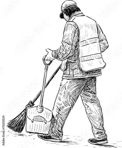 janitor in a city park