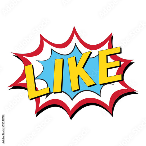Like - Comic Speech Bubble