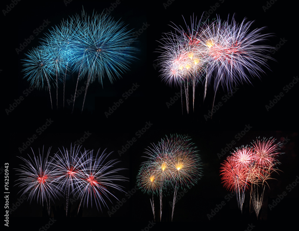 5 beautiful fireworks