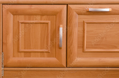 detail of cabinet doors