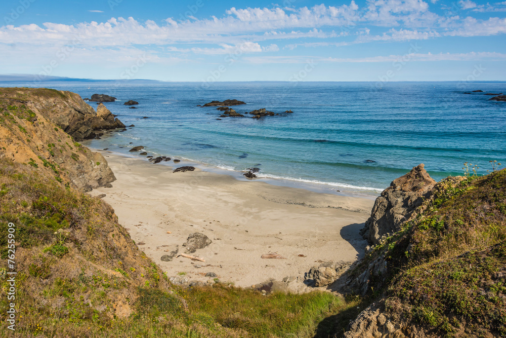 The beach of Fort Bragg, California The beach of Fort Bragg, California