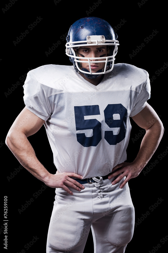 American football player. American football player.
