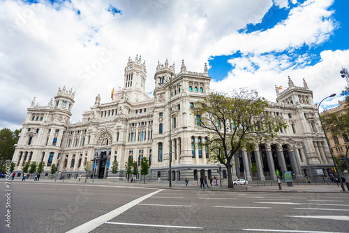 City Hall of Madrid, cultural center and monument of the city in