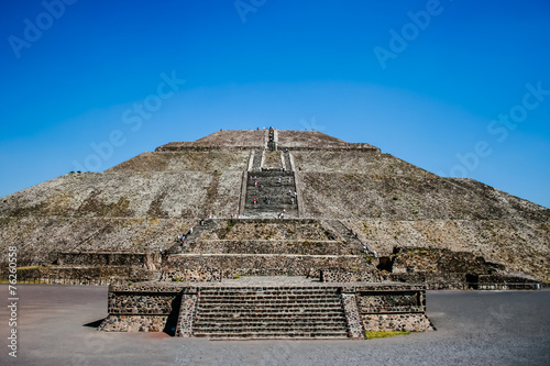 Teotihuacan Mexico. Pyramids of the Sun and Moon
