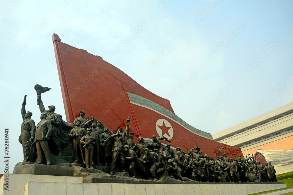 Mansudae Monument, Pyongyang, North-Korea