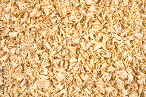 Wooden shavings background