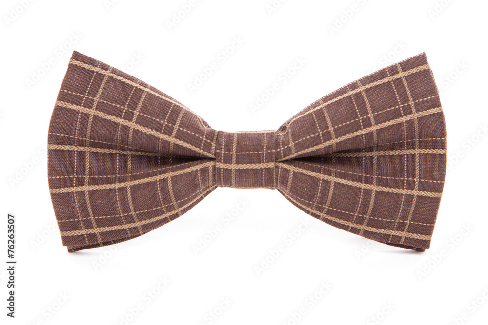 Bow tie isolated on white background.