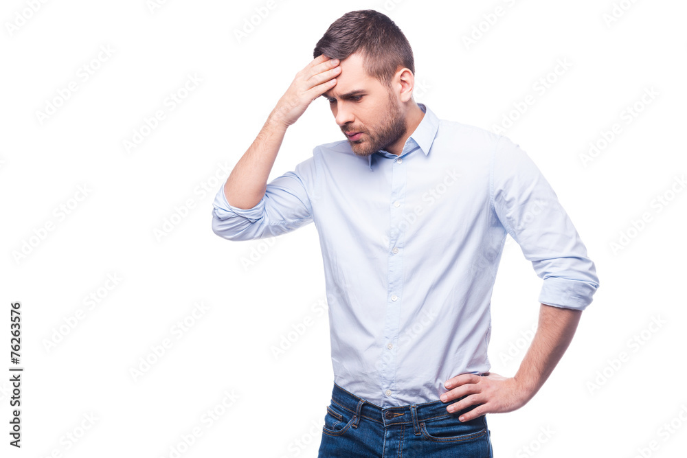 Depressed and frustrated. Depressed and frustrated.